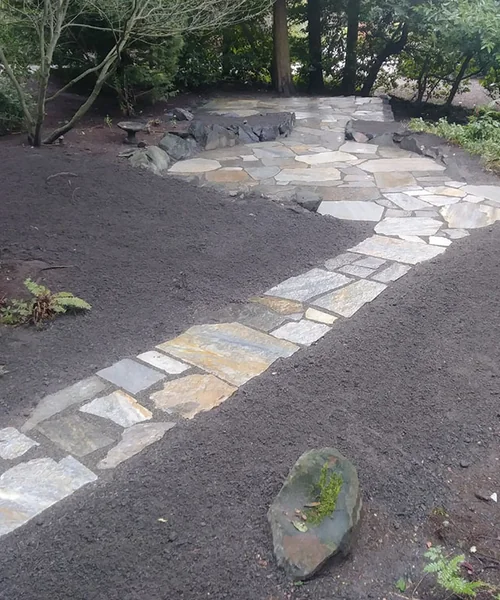 Stone Patios and Walkways in Bellevue